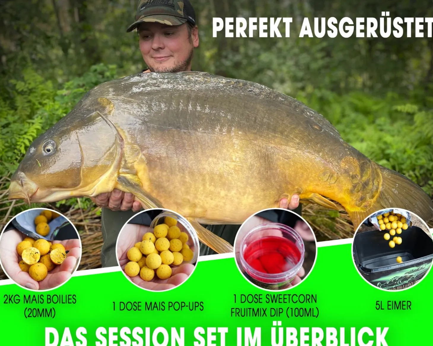Magic Baits Session Set Boilies Pop Ups Dip Futtermittel