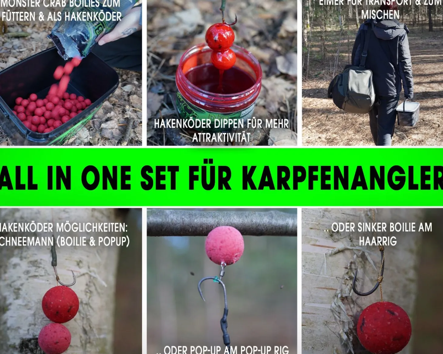 Magic Baits Session Set Boilies Pop Ups Dip Futtermittel