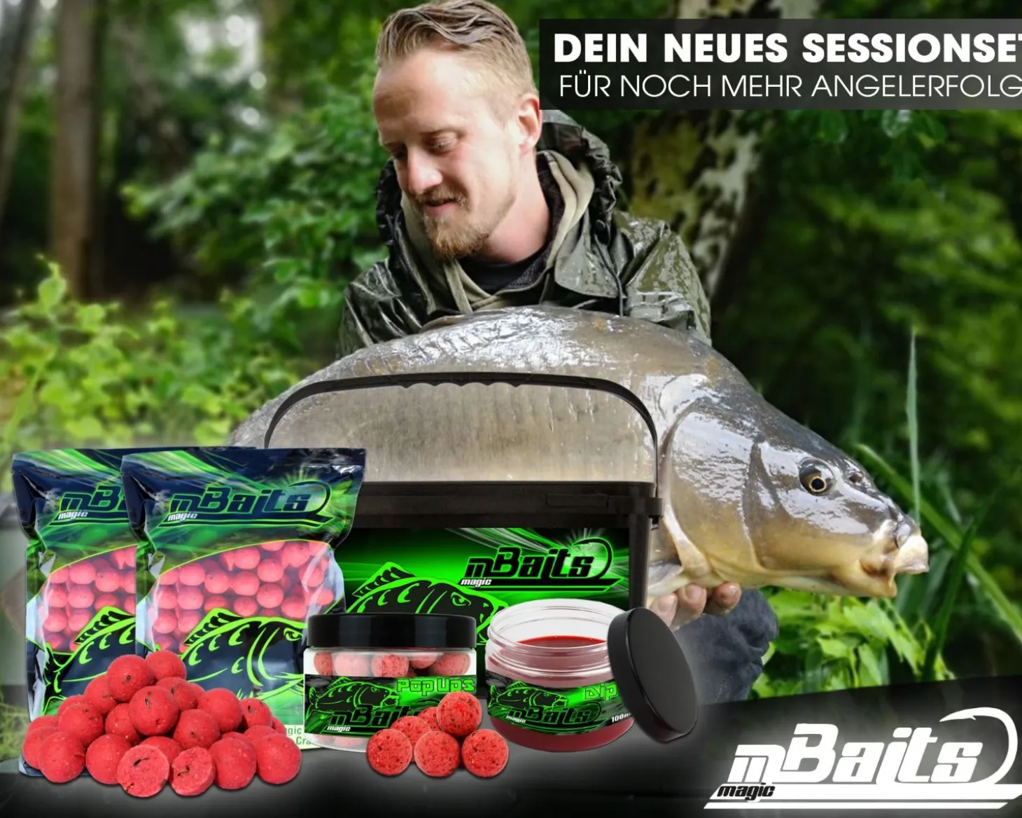Magic Baits Session Set Boilies Pop Ups Dip Futtermittel