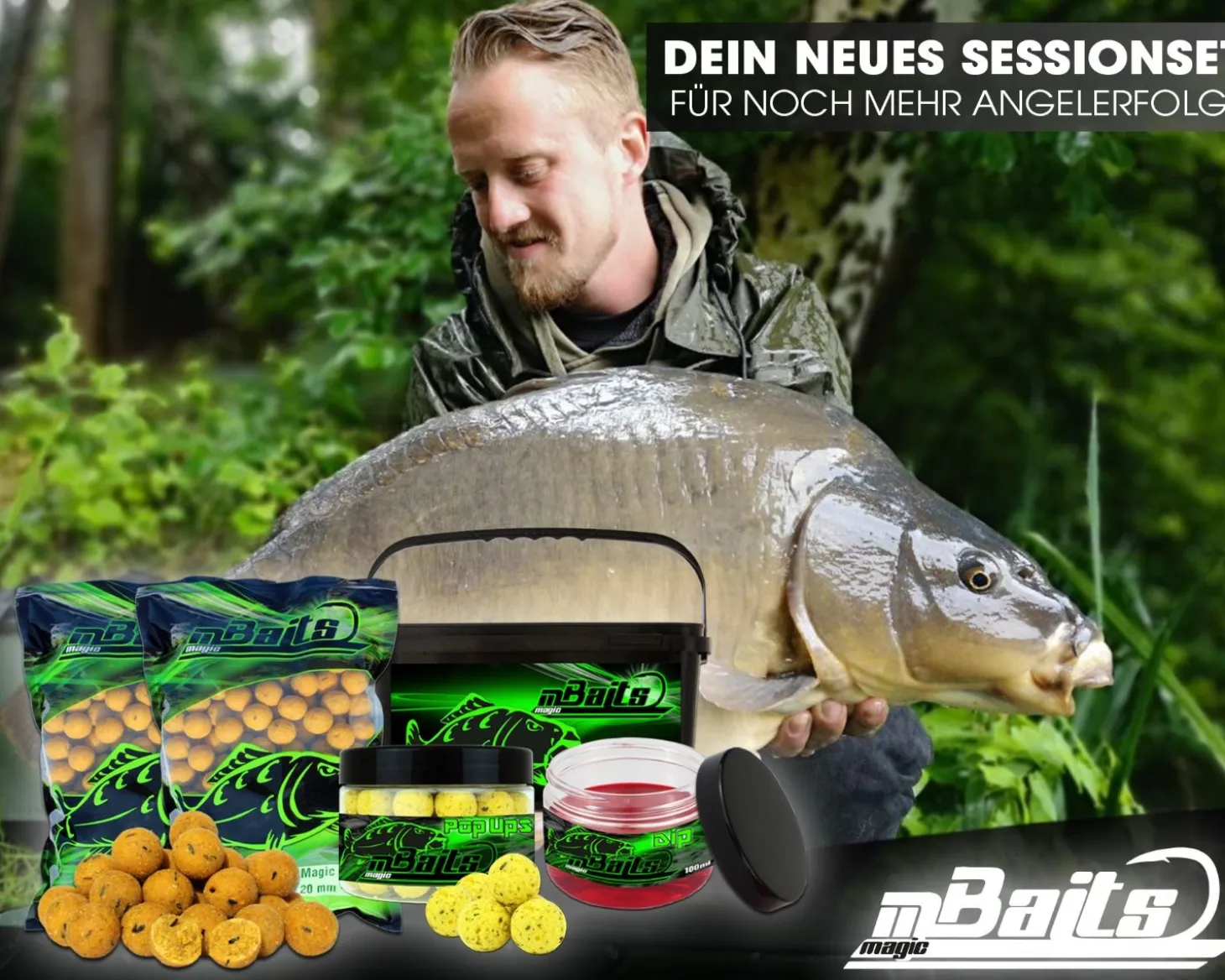 Magic Baits Session Set Boilies Pop Ups Dip Futtermittel