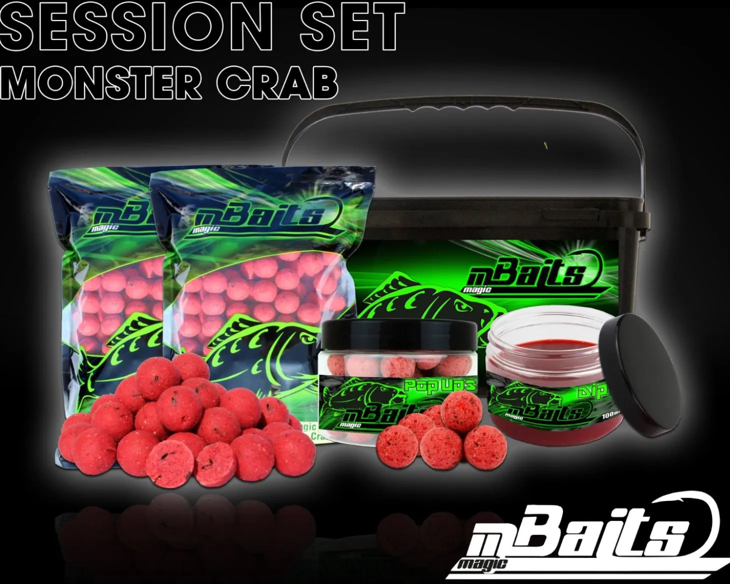 Magic Baits Session Set Boilies Pop Ups Dip Futtermittel
