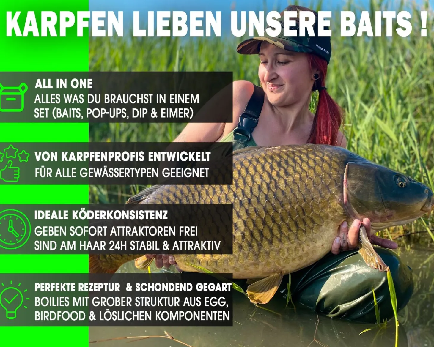 Magic Baits Session Set Boilies Pop Ups Dip Futtermittel