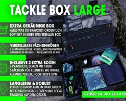 Magic Baits Tackle Box Large System Carp Tackle Box Karpfen Rig Box Carptackle Safe Angelbox Karpfenangeln Zielfische