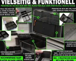 Magic Baits Tackle Box Large System Carp Tackle Box Karpfen Rig Box Carptackle Safe Angelbox Karpfenangeln Zielfische