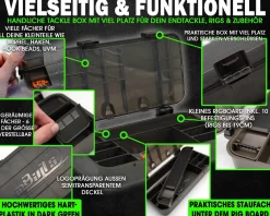 Magic Baits Terminal Tackle Box System Carp Tackle Box Karpfen Rig Box Carptackle Safe Angelbox Zielfische