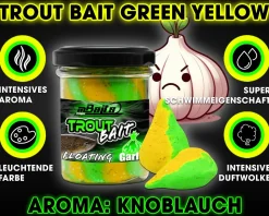 Magic Baits Trout Bait Forellenteig Magic Trout Paste -Fluo Green Yellow Futtermittel