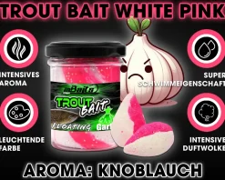 Magic Baits Trout Bait Forellenteig Magic Trout Paste -Fluo White Pink Futtermittel