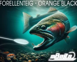 Magic Baits Trout Bait Forellenteig Magic Trout Paste -Orange Black Futtermittel