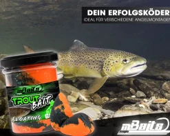 Magic Baits Trout Bait Forellenteig Magic Trout Paste -Orange Black Futtermittel