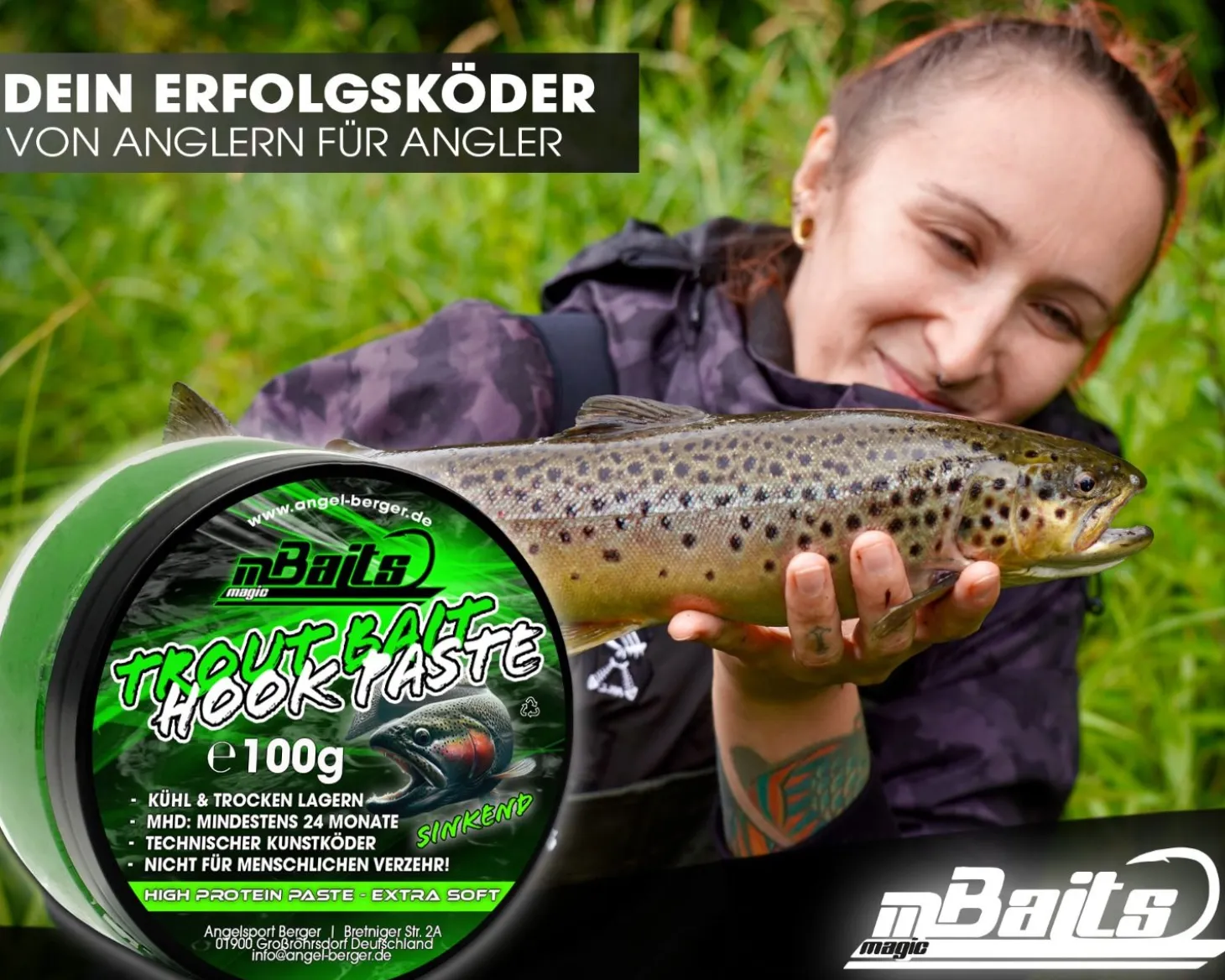 Magic Baits Trout Bait Sinking Lachs Futtermittel