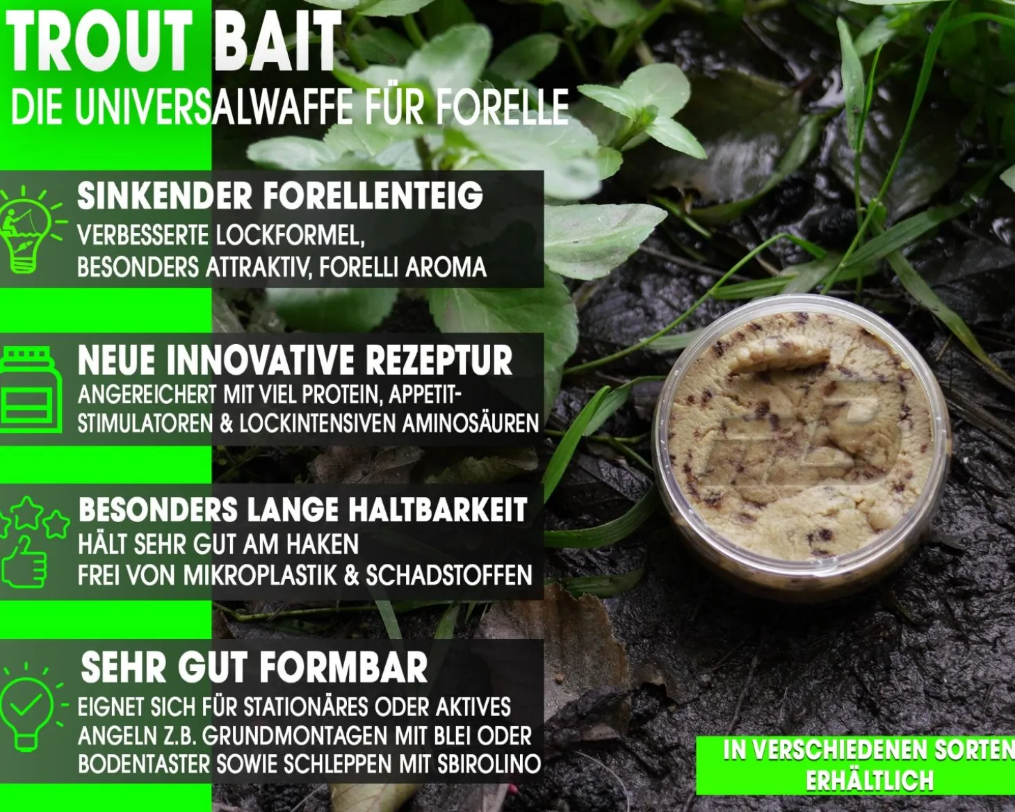 Magic Baits Trout Bait Sinking Forelli Futtermittel