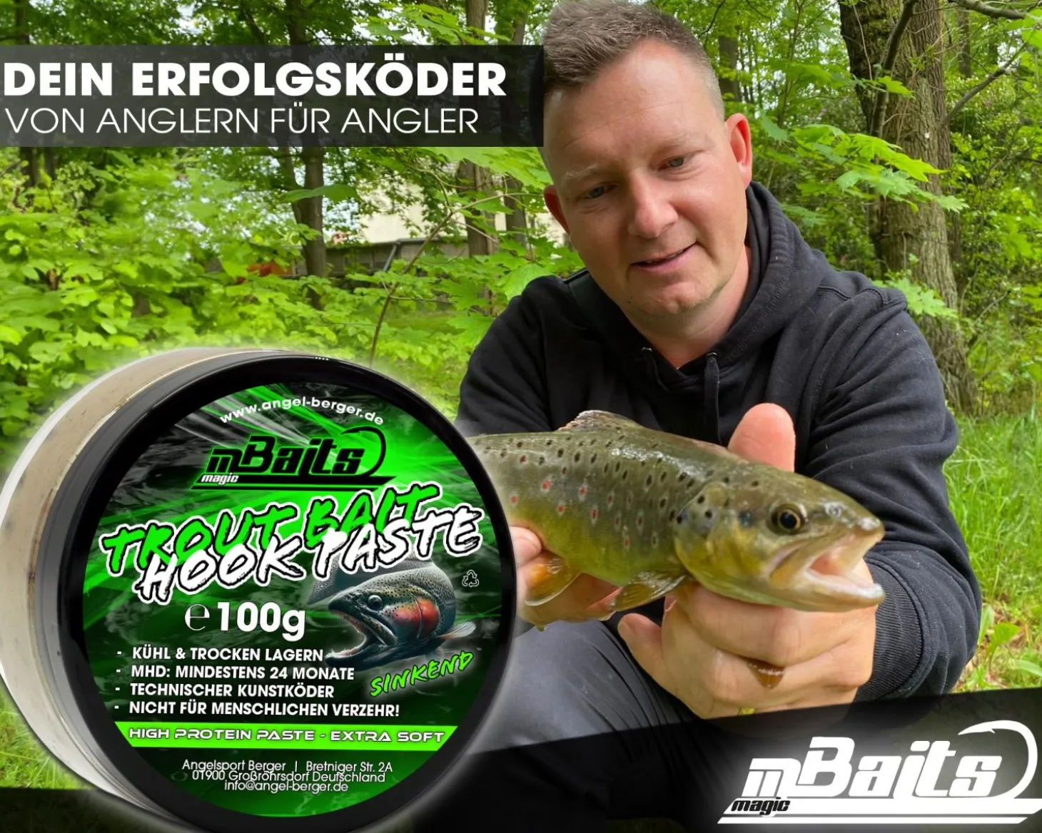 Magic Baits Trout Bait Sinking Forelli Futtermittel