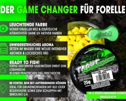 Magic Baits Trout Marshmallow Forellenköder schwimmend Forellenteig Angelköder Forelle Trout Bait Futtermittel