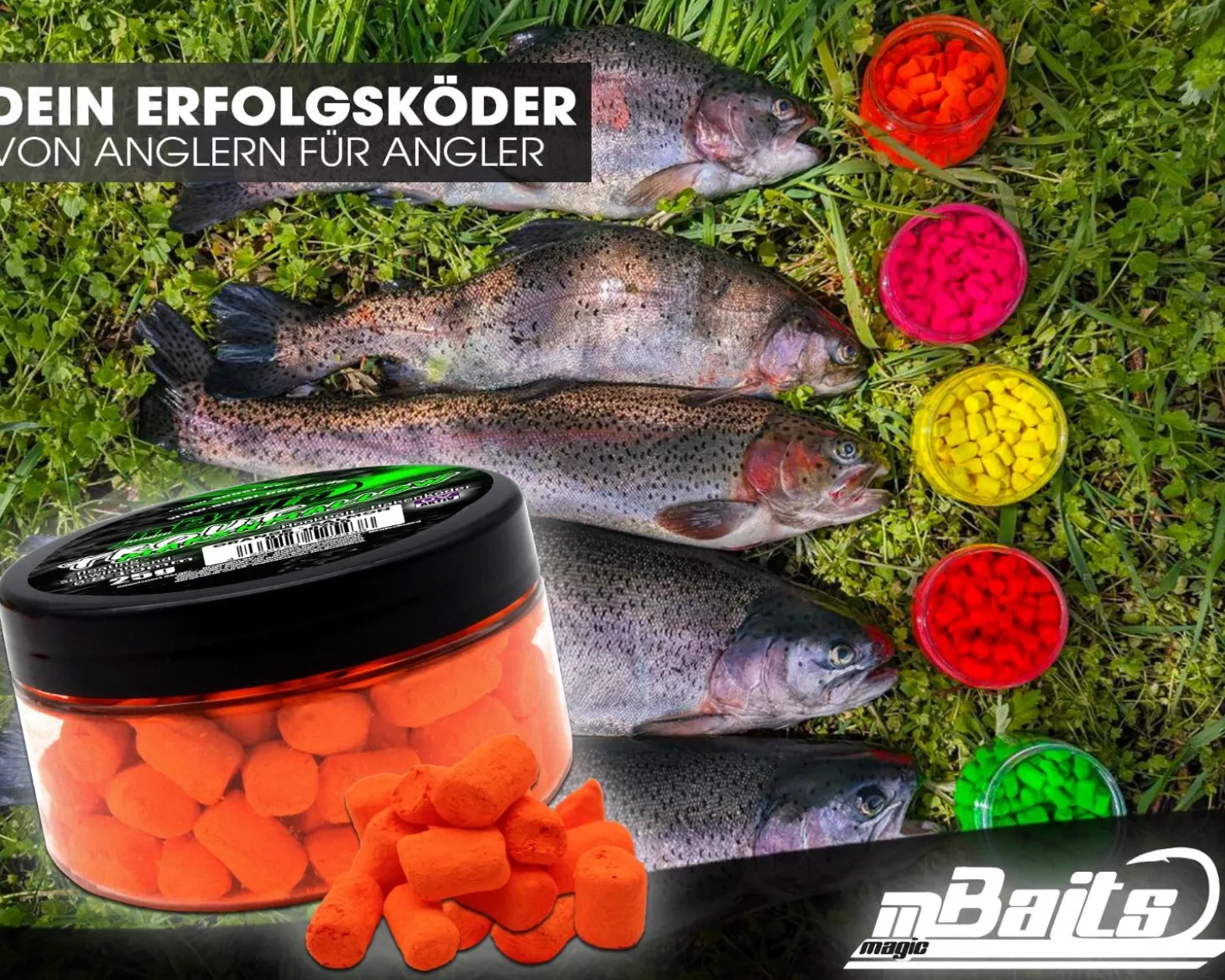 Magic Baits Trout Marshmallow Forellenköder schwimmend Forellenteig Angelköder Forelle Trout Bait Futtermittel