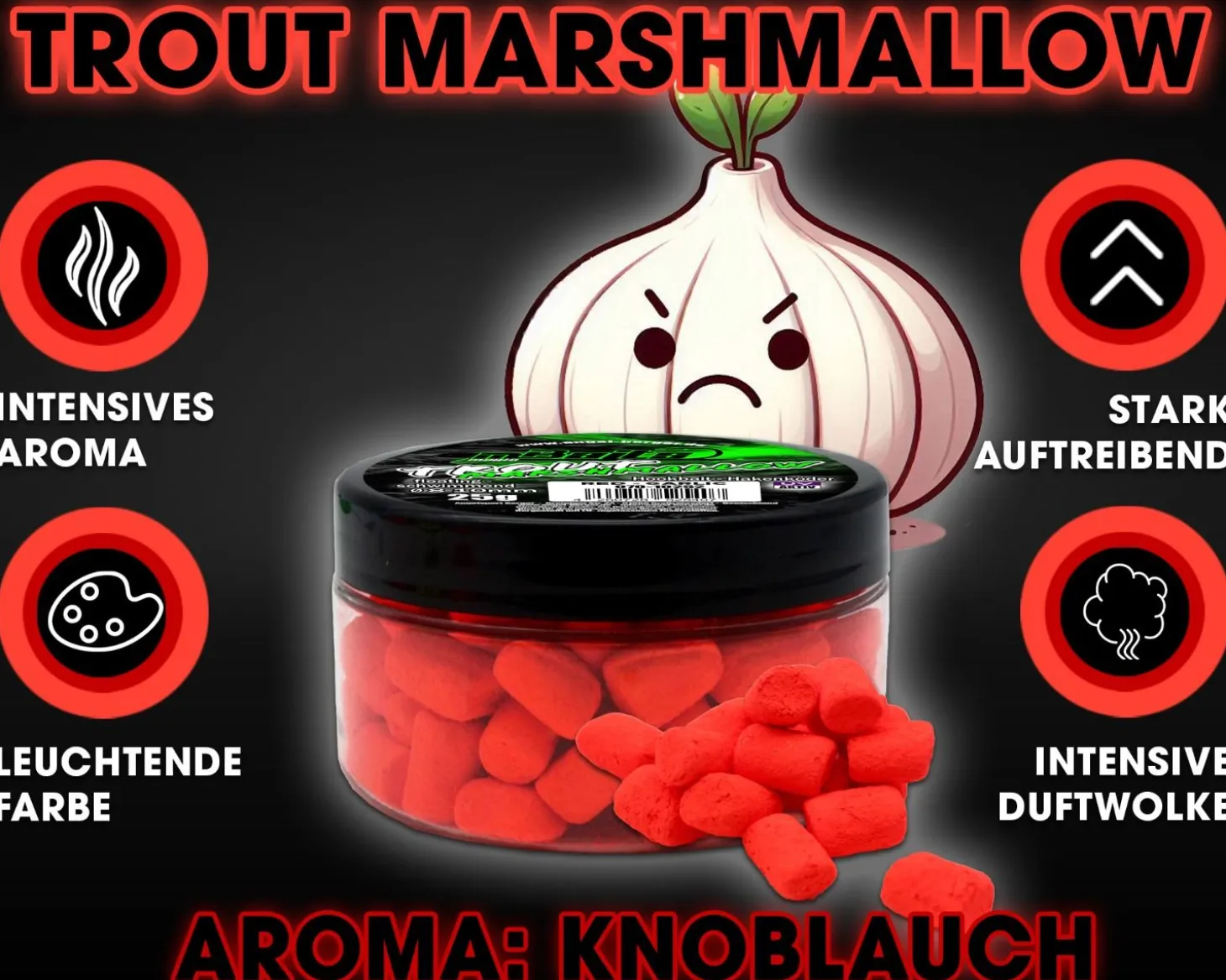Magic Baits Trout Marshmallow Forellenköder schwimmend Forellenteig Angelköder Forelle Trout Bait Futtermittel