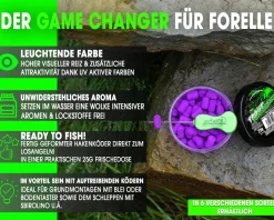 Magic Baits Trout Marshmallow Forellenköder schwimmend Forellenteig Angelköder Forelle Trout Bait-Mulberry Surpreme / purple Futtermittel