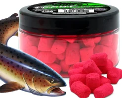 Magic Baits Trout Marshmallow Forellenköder schwimmend Forellenteig Angelköder Forelle Trout Bait-Monster Crab / Pink Futtermittel