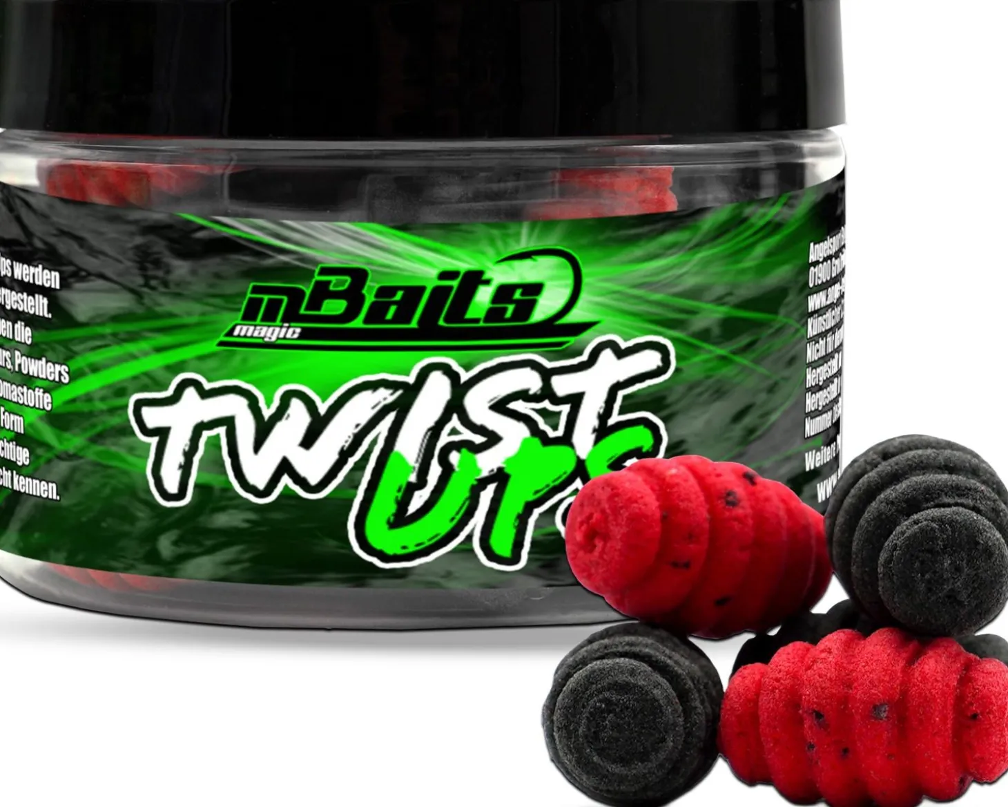 Magic Baits Twist Ups Pop Ups Boilies Premium Range Pop Up Hakenköder schwimmend Karpfenköder-Red Garlic Futtermittel