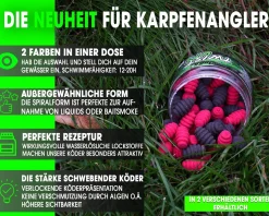 Magic Baits Twist Ups Pop Ups Boilies Premium Range Pop Up Hakenköder schwimmend Karpfenköder-Red Garlic Futtermittel