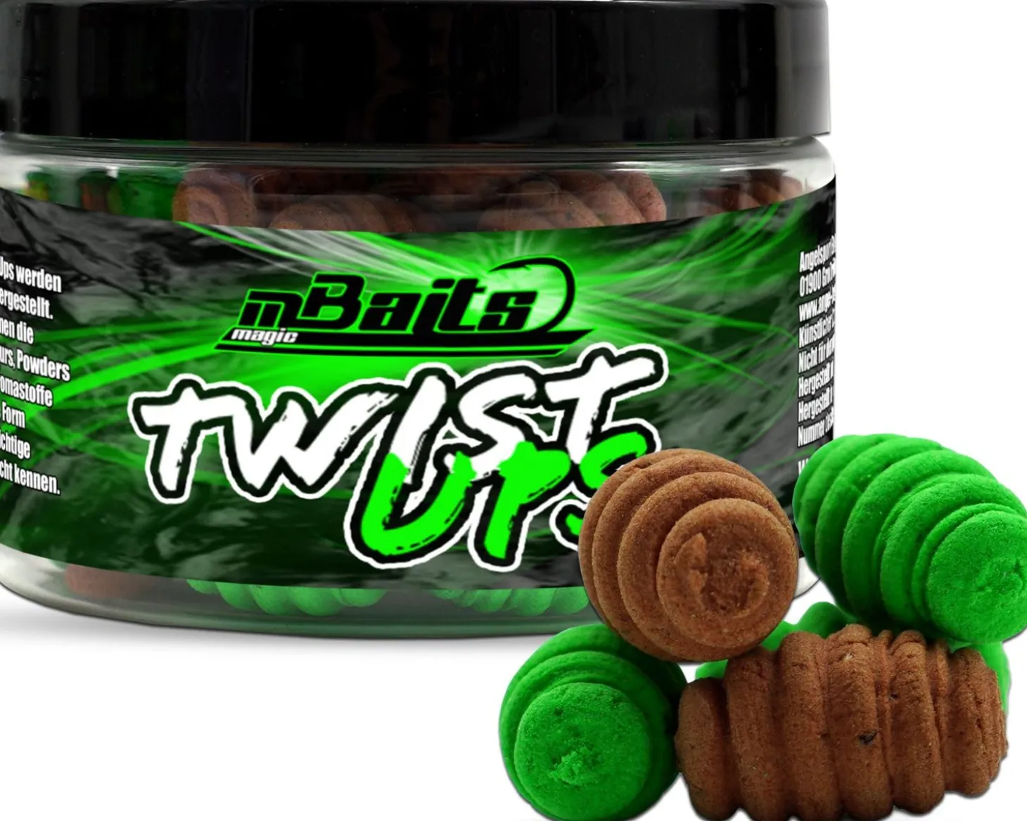 Magic Baits Twist Ups Pop Ups Boilies Premium Range Pop Up Hakenköder schwimmend Karpfenköder-Natural Squid & Liver Futtermittel