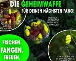 Magic Baits Twist Ups Pop Ups Boilies Premium Range Pop Up Hakenköder schwimmend Karpfenköder-Captain Banana Futtermittel