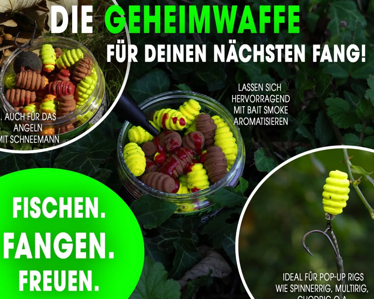 Magic Baits Twist Ups Pop Ups Boilies Premium Range Pop Up Hakenköder schwimmend Karpfenköder-Captain Banana Futtermittel