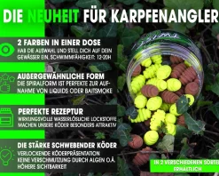 Magic Baits Twist Ups Pop Ups Boilies Premium Range Pop Up Hakenköder schwimmend Karpfenköder-Captain Banana Futtermittel