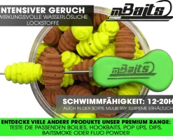 Magic Baits Twist Ups Pop Ups Boilies Premium Range Pop Up Hakenköder schwimmend Karpfenköder-Captain Banana Futtermittel