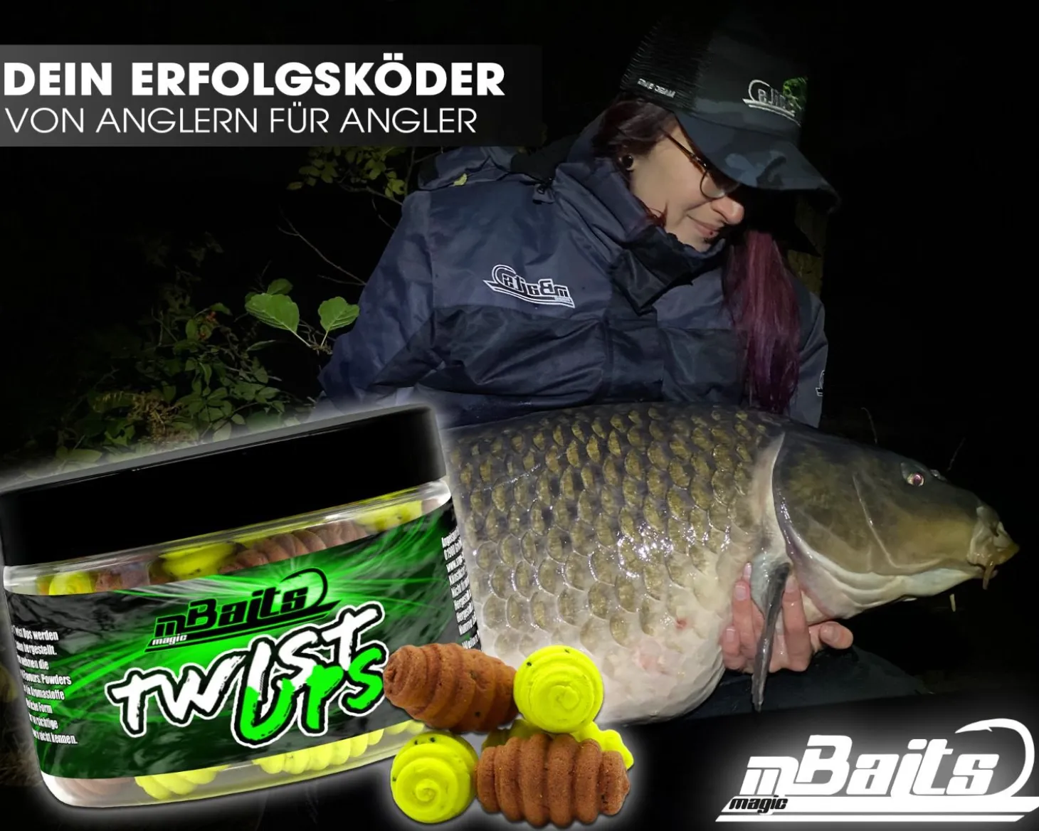 Magic Baits Twist Ups Pop Ups Boilies Premium Range Pop Up Hakenköder schwimmend Karpfenköder-Captain Banana Futtermittel