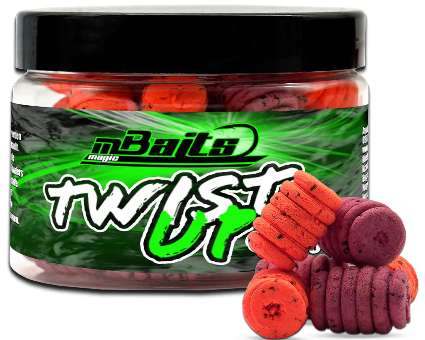 Magic Baits Twist Ups Pop Ups Boilies Premium Range Pop Up Hakenköder schwimmend Karpfenköder-Mulberry Supreme Futtermittel