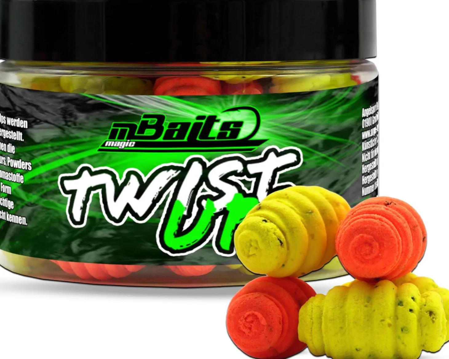 Magic Baits Twist Ups Pop Ups Boilies Premium Range Pop Up Hakenköder schwimmend Karpfenköder-King Pineapple Futtermittel