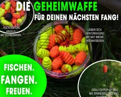 Magic Baits Twist Ups Pop Ups Boilies Premium Range Pop Up Hakenköder schwimmend Karpfenköder-King Pineapple Futtermittel