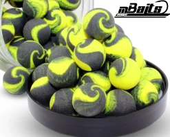 Magic Baits Twisted Fluo Pop Ups Boilies Premium Range Carp Bait Yellow-Black Futtermittel