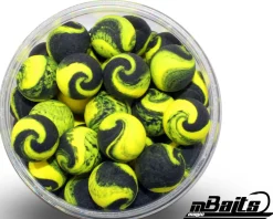 Magic Baits Twisted Fluo Pop Ups Boilies Premium Range Carp Bait Yellow-Black Futtermittel
