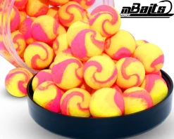 Magic Baits Twisted Fluo Pop Ups Boilies Premium Range Carp Bait Pink-Yellow Futtermittel