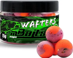 Magic Baits Two Tone Wafters Mulberry Supreme Half Ups Half Pop Up Half Hookbait schwerelos Karpfenköder Boilie Futtermittel