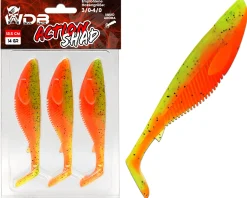 Wild Devil Baits Action Fire Tiger Shad Gummifisch Kunstköder Softlure Gummiköder Hecht Barsch Zander Angelköder Raubfischköder Angelköder