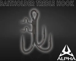 Wild Devil Baits Alpha Baitholder Treble Hook Drilling Assist Treble Hook Genickdrilling Angelzubehör