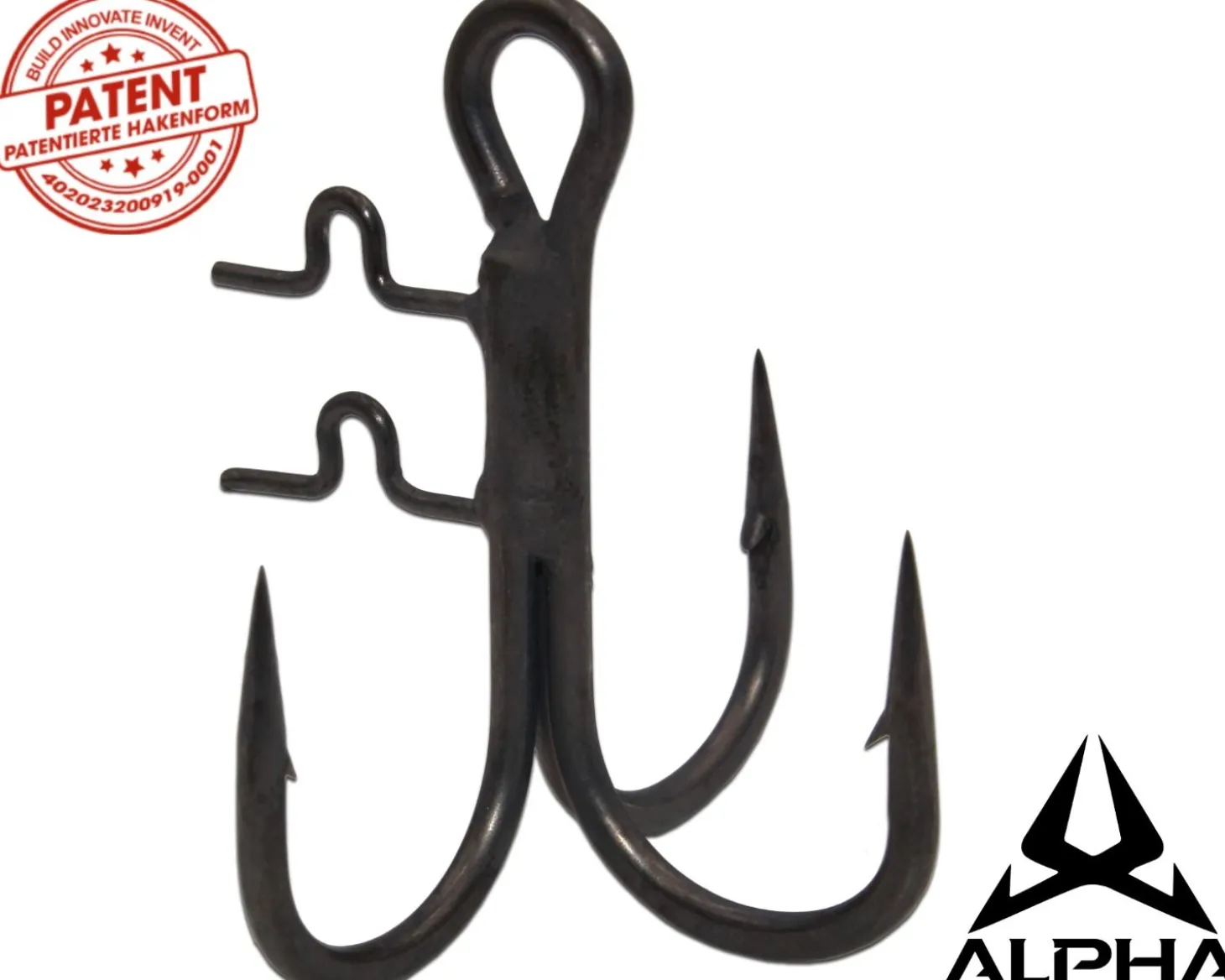 Wild Devil Baits Alpha Baitholder Treble Hook Drilling Assist Treble Hook Genickdrilling Angelzubehör