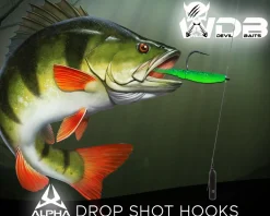 Wild Devil Baits Alpha Dropshot Hooks Drop Shot Haken DS Hooks Finesse Hook Raubfischhaken Angelhaken Angelzubehör