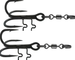 Wild Devil Baits Alpha Head Hook System Kopf Drilling System Baitholder Treble Hook Genickdrilling Stingerhaken Angelzubehör
