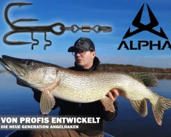 Wild Devil Baits Alpha Head Hook System Kopf Drilling System Baitholder Treble Hook Genickdrilling Stingerhaken Angelzubehör
