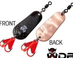 Wild Devil Baits Blinker Black Devil Raubfisch Köder Spoon Löffelblinker Kunstköder Angelköder