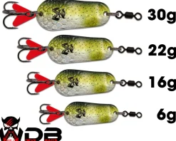Wild Devil Baits Blinker Raubfisch Köder Spoon Löffelblinker Kunstköder Angelköder