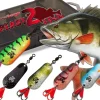 Wild Devil Baits Blinkersortiment Barsch in Box Perch Blinker Kunstköder Set Löffelblinker Spoon Blinker