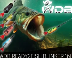 Wild Devil Baits Blinkersortiment Barsch in Box Perch Blinker Kunstköder Set Löffelblinker Spoon Blinker