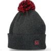 Wild Devil Baits Bobble Hat Unisex Bommelmütze Beanie Fishing Hat Wintermütze Angeln Weich Warm Strickmütze Angelmütze Angelkleidung