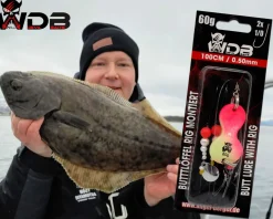 Wild Devil Baits Buttlöffel Rig Luminus Pink Butt Lure with Rig Angelköder