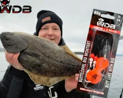 Wild Devil Baits Buttlöffel Rig UV Red Butt Lure with Rig  Angelköder