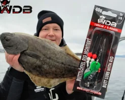 Wild Devil Baits Buttlöffel Rig Atom Black Butt Lure with Rig Angelköder